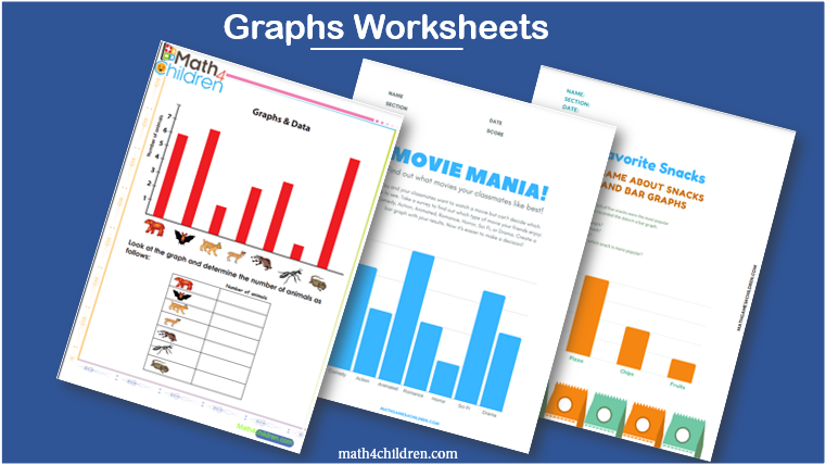 Graphing for pre-schoolers worksheets for kids